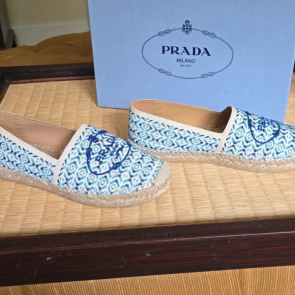 PRADA Logo Espadrilles - Picture 2 of 4